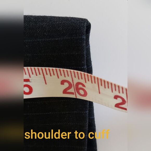 Lauren Ralph Lauren Men's Charcoal Gray and Blue Wool & Cashmere Blend S… - Picture 13 of 13